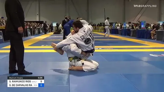 SERGIO RAIMUNDO RIOS DA SILVA vs GREGOR DE CARVALHO RANGEL GRACIE 2021 World Master IBJJF Jiu-Jitsu Championship