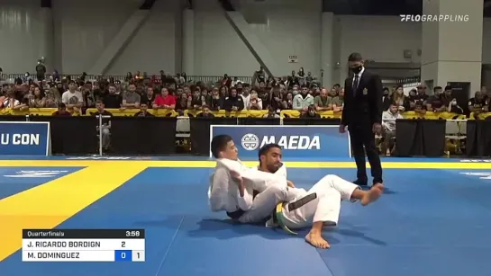 JOAO RICARDO BORDIGNON MIYAO vs MIGUEL DOMINGUEZ 2021 World Master IBJJF Jiu-Jitsu Championship