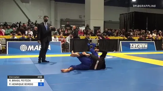 ROBSON BRASIL FEITOZA vs PAULO HENRIQUE BORDIGNON MIYAO 2021 World Master IBJJF Jiu-Jitsu Championship