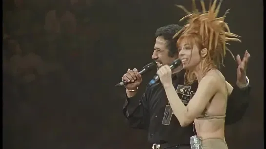 Mylene Farmer & Khaled - La poupee qui fait non - Live a Bercy 1996