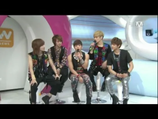 120329 Mnet Wide 연예뉴스 Open Studio 샤이니 (SHINee) 1/2