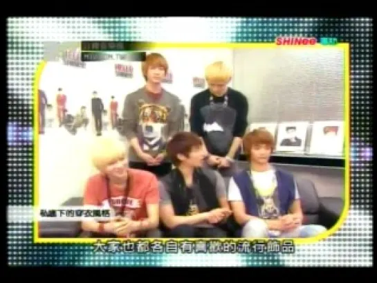 111207 SHINee interview with MTV Taiwan Part 2