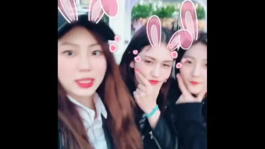 170429 ron_sae😙 @somsomi0309 @권은빈