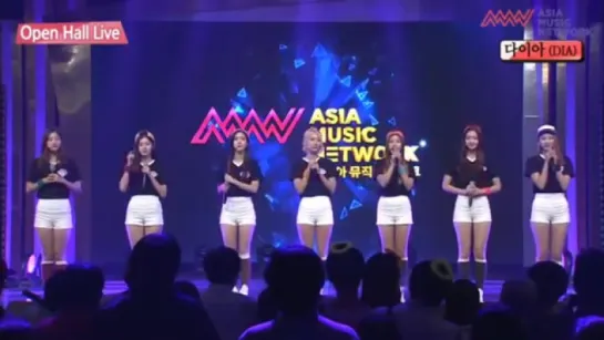 150911 DIA - Same Place + Like Yesterday @ Asia Music Network Showcase