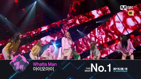 Top in 3rd week of August, ‘I.O.I’ with  Whatta Man , Encore Stage! (in Full) M COUNTDOWN 160818 EP.