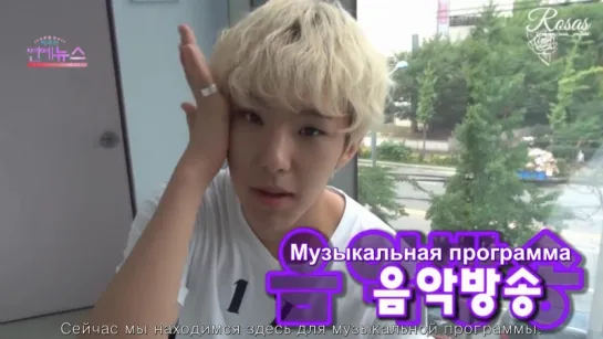 [ROSAS RUS SUB] [HOSHI] Seventeen OBS News Entertainment Idol 24 Hours