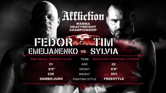 Affliction Banned: Fedor Emelianenko-Tim Sylvia