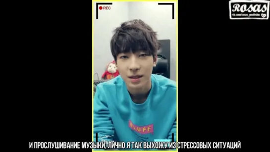 [ROSAS RUS SUB] SEVENTEEN (세븐틴) - Wonwoo(원우) Diary 2