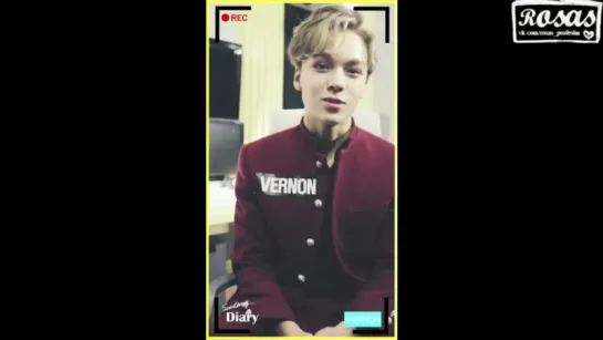 [ROSAS RUS SUB] SEVENTEEN (세븐틴) - Vernon(버논) Diary