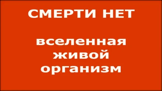 ЛЮДИ, ПРОСНИТЕСЬ! СМЕРТИ - НЕТ