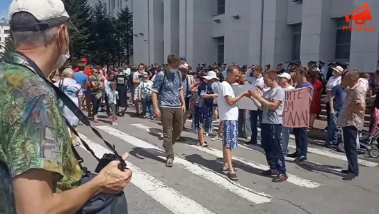 Протест в Хабаровске в поддержку Сергея Фургала _ LIVE 12.07.20 (1)