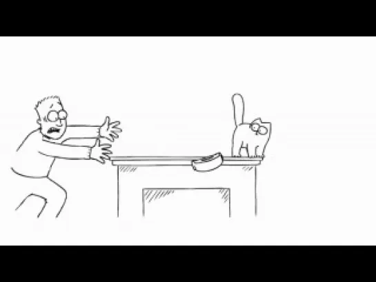 Simon's Cat in 'Shelf Life'