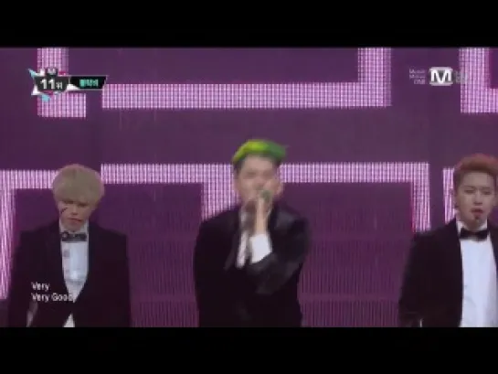 131031 M!Countdown :: Block B - Very Good (goodbye stage)