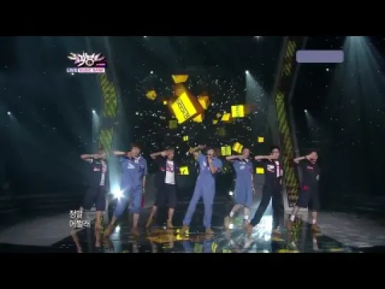 [110729] Block B - "Tell them" at Music Bank