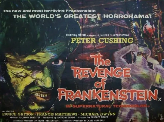 La Venganza de Frankenstein /The Revenge of Frankenstein (1958)  Esp , Cast