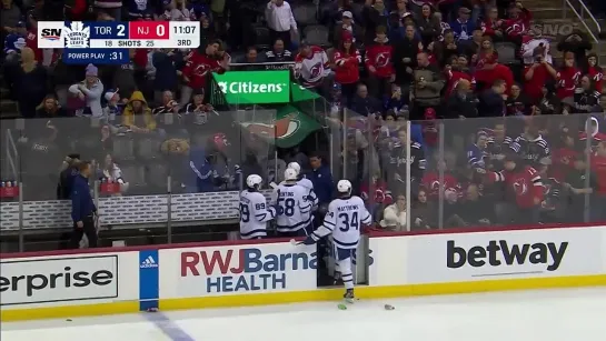 Crowd In New Jersey Throw Debris On Ice After Third Devils Goal Is Overturned