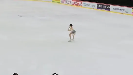 Alina Zagitova - Тренировка КП , часть 1 - GP Helsinki 2018