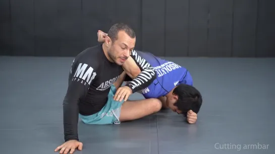 Lachlan Giles - Cutting Armbar from Shoulder Crunch