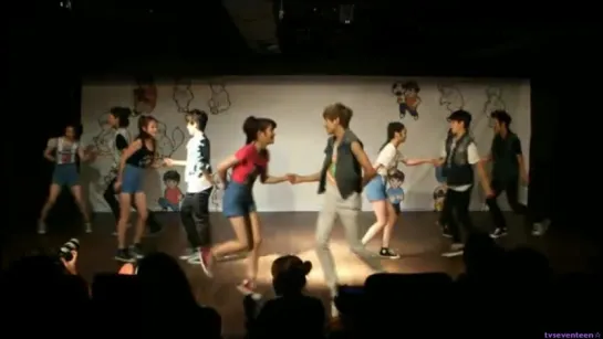 [Predebut] 13.08.17 SEVENTEEN & Pledis Girls - Call Me Maybe Dance