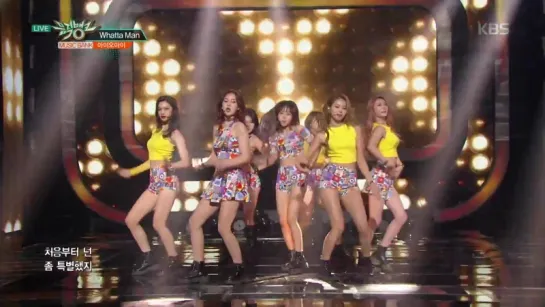 [Perf] 16.08.26 아이오아이 (I.O.I) - Whatta man @ KBS2 Music Bank