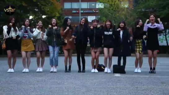 [Road] 16.10.21 I.O.I (아이오아이) in the pre-recording on Music Bank @ V Star