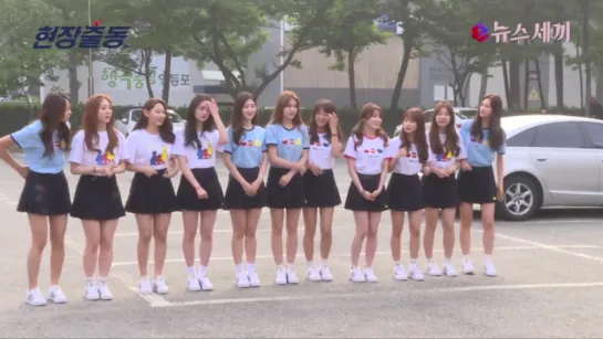 [Road] 16.05.27 I.O.I on the way to Music Bank rehearsal @enews24