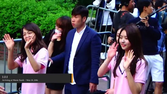 [Road] 16.05.20 I.O.I (아이오아이) Arriving at Music Bank @Kpopmap