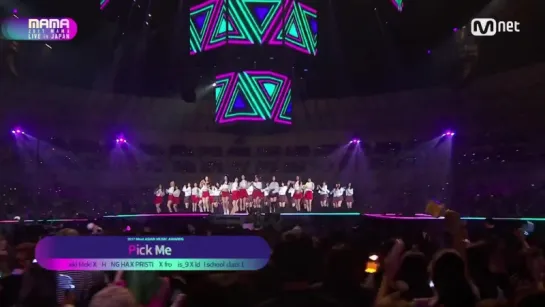 [Perf] 17.11.29 Pristin, Weki Meki, Chungha, Fromis_9, Idol School, AKB48 - Pick Me @ 2017 MAMA in Japan