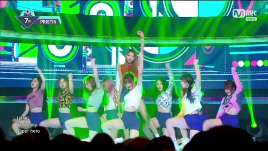 [Perf] 17.04.13 PRISTIN (프리스틴) - WEE WOO @ M!Countdown