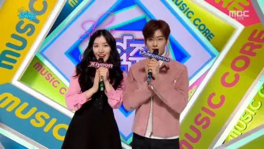 [MC] 17.12.09 MC Xiyeon (Pristin) & Eunwoo (Astro) @ Show! Music Core Episode 570