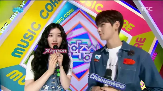 [MC] 17.08.19 MC Xiyeon (Pristin) & Eunwoo (Astro) @ Show! Music Core Episode 566