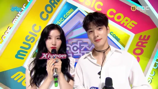 [MC] 17.08.12 MC Xiyeon (Pristin) & Eunwoo (Astro) @ Show! Music Core Episode 565