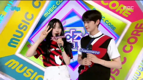 [MC] 17.08.05 MC Xiyeon (Pristin) & Eunwoo (Astro) @ Show! Music Core Episode 564