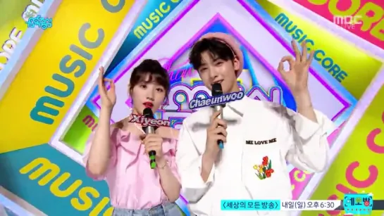 [MC] 17.07.01 MC Xiyeon (Pristin) & Eunwoo (Astro) @ Show! Music Core Episode 558