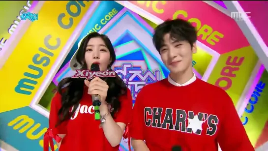 [MC] 17.06.10 MC Xiyeon (Pristin) & Eunwoo (Astro) @ Show! Music Core Episode 525