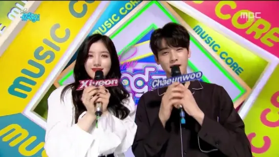 [MC] 17.05.20 MC Xiyeon (Pristin) & Eunwoo (Astro) @ Show! Music Core Episode 522