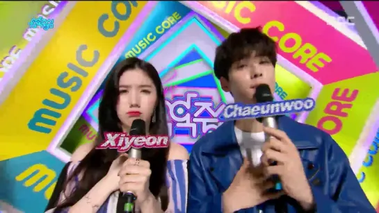 [MC] 17.05.13 MC Xiyeon (Pristin) & Eunwoo (Astro) @ Show! Music Core Episode 521