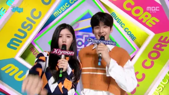 [MC] 17.04.29 MC Xiyeon (Pristin) & Eunwoo (Astro) @ Show! Music Core Episode 549