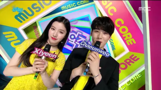 [MC] 17.04.22 Xiyeon & Cha Eunwu MC cut @ Show! Music Core