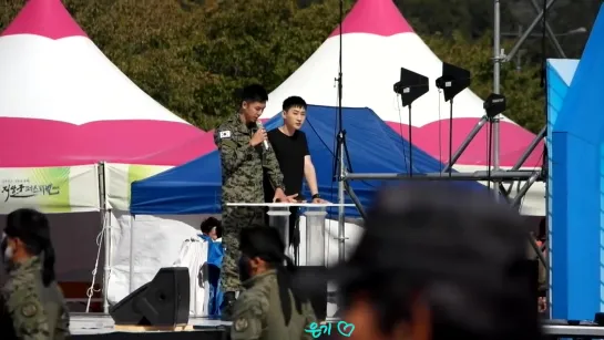 161006 지상군 페스티벌 비상활주로 mc 8.이승기,은혁 (720p)