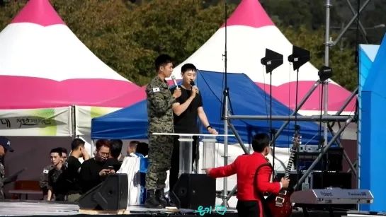 161006 지상군 페스티벌 비상활주로 mc 6.이승기,은혁 약속!! (720p)