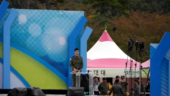 161002 지상군 페스티벌 비상활주로 주공연 mc 4.리허설 이승기 (720p)