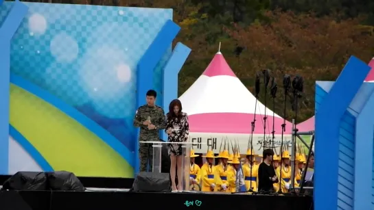 161002 지상군 페스티벌 비상활주로 주공연 mc 1.리허설 이승기 (720p)