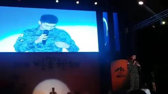 20161001- Lee Seung Gi 계룡군문화축제 Fancam