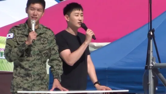 20161006 지상군페스티벌 오후 이승기MC① (720p)