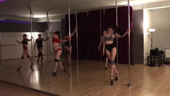 Видео с занятия Pole Dance Exotic  спецкурса LADYSTAGE