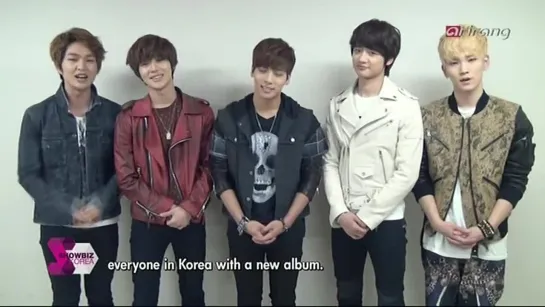 130102 SHINee - Arirang Showbiz Korea Interview