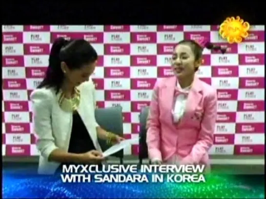 120421 MYX Interview Sandara Park & SHINee Part 2