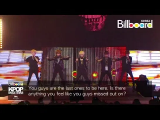 [Eng Sub] SHINee Interview Billboard KPOP Masters in Las Vegas