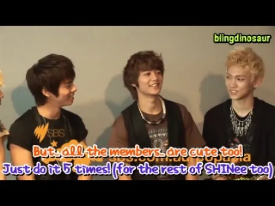 lllll4 SHINee Interview Teaser with P0pAsia [English Subbed]